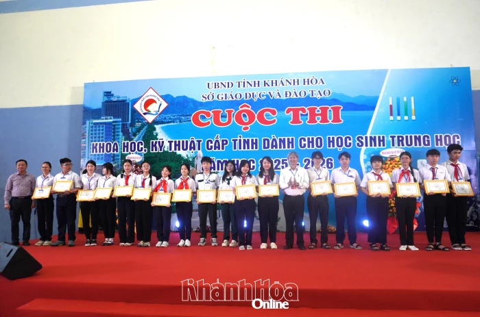 Năm học 2025 - 2026: 104 dự án đoạt giải Cuộc thi Khoa học kỹ thuật cấp tỉnh dành cho học sinh trung học