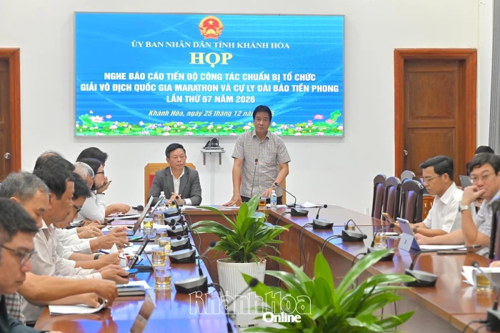 Xây dựng kế hoạch chi tiết Giải vô địch Quốc gia Marathon và cự ly dài Báo Tiền Phong lần thứ 67