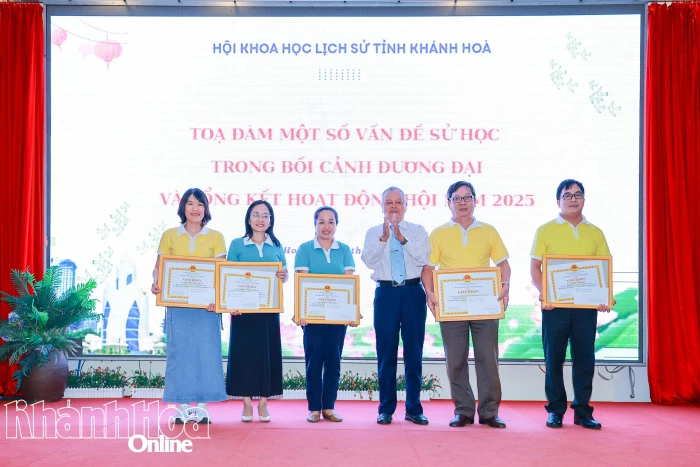 Hội Khoa học Lịch sử tỉnh Khánh Hòa tổng kết hoạt động năm 2025