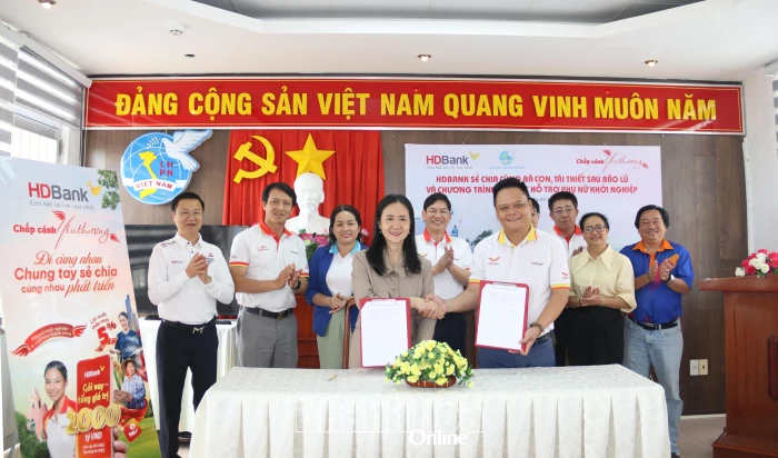 Hội Liên hiệp Phụ nữ tỉnh Khánh Hòa và HD Bank ký kết hợp tác hỗ trợ phụ nữ khởi nghiệp