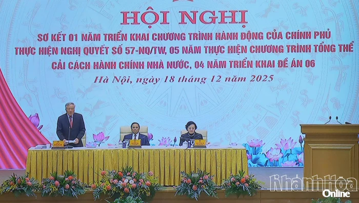 Quyết liệt triển khai Nghị quyết số 57, cải cách hành chính và Đề án 06