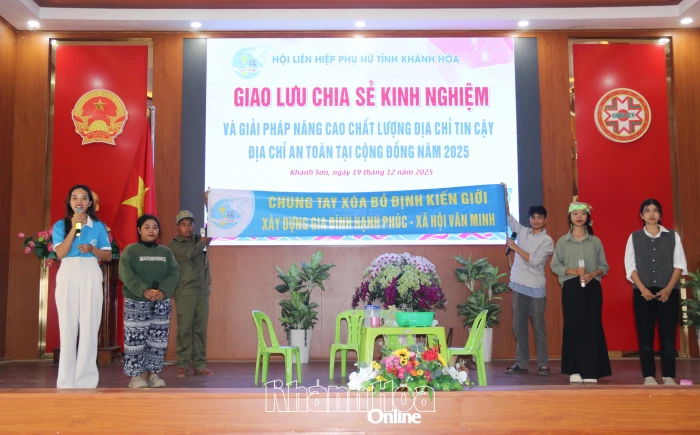 Giao lưu nâng cao chất lượng mô hình “Địa chỉ tin cậy”, “Địa chỉ an toàn”