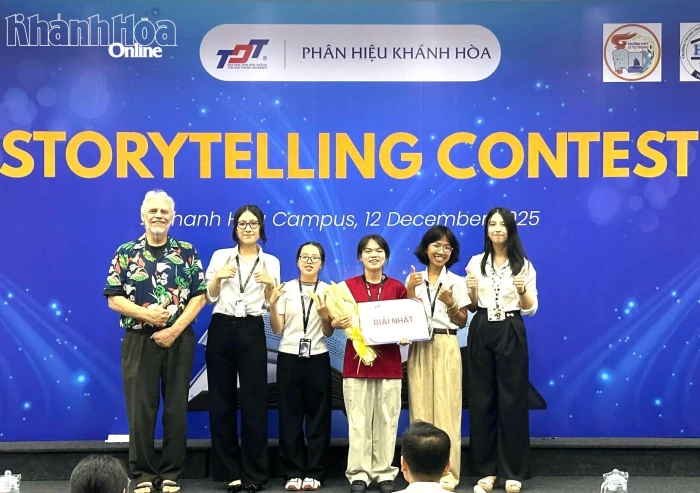Phân hiệu Trường Đại học Tôn Đức Thắng tại Khánh Hòa tổ chức cuộc thi Storytelling Contest 2025