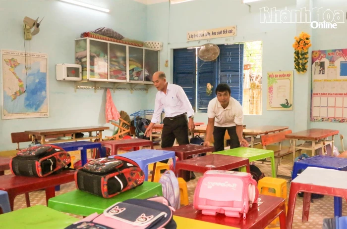 Trường Tiểu học số 2 Ninh Hiệp: Khó khăn dạy và học sau mưa lũ