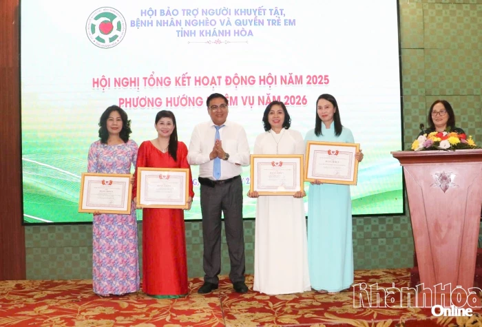 Hội Bảo trợ người khuyết tật, bệnh nhân nghèo và quyền trẻ em tỉnh tổng kết công tác năm 2025