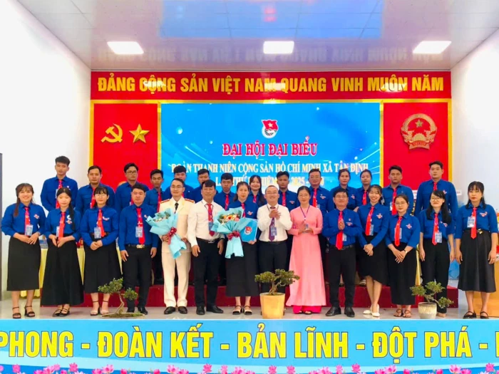 Đại hội đại biểu Đoàn TNCS Hồ Chí Minh xã Tân Định lần thứ I, nhiệm kỳ 2025 - 2030