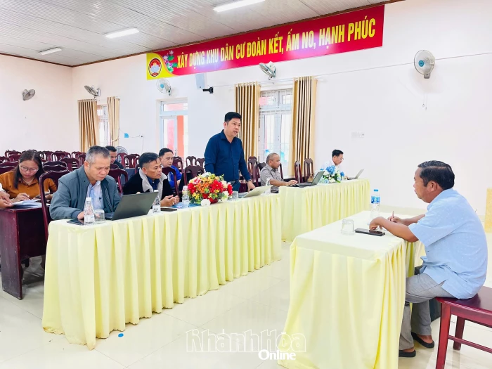 Hội nghị hiệp thương lần thứ nhất thỏa thuận cơ cấu, thành phần, số lượng người ứng cử đại biểu HĐND xã Tây Khánh Sơn nhiệm kỳ 2026 - 2031