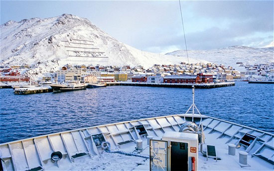 Băng tan khiến các chủ tàu cân nhắc chọn tuyến đường biển ngắn hơn qua thị trấn Kirkenes của Na Uy để tới châu Á.