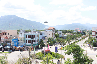 Đô thị Ninh Hòa ngày càng được đầu tư xây dựng khang trang.