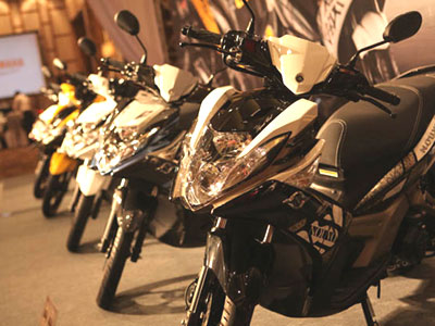 Nouvo là một dòng xe chủ lực của Yamaha 2014 trong phân khúc xe tay ga tầm trung.
