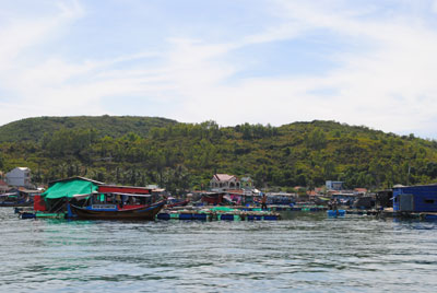 Một góc vịnh Nha Trang. 