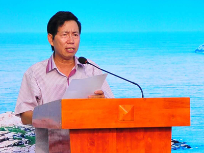 Ông Lê Huy Toàn - Phó Chủ tịch UBND TP. Nha Trang phát động buổi lễ