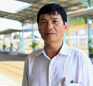 Ông Lê Hồng Sơn - Phó Giám đốc Chi nhánh vận tải đường sắt Nha Trang.