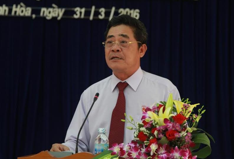 Ông Lê Thanh Quang phát biểu khai mạc kỳ họp.
