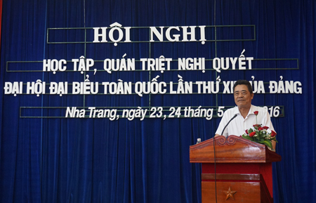 Ông Lê Thanh Quang phát biểu tại hội nghị.