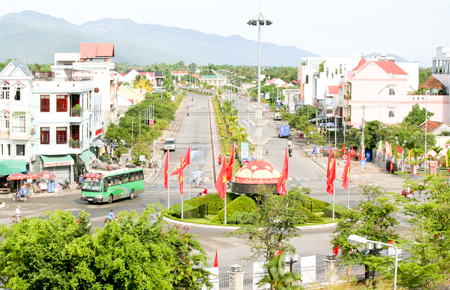 Một góc thị xã Ninh Hòa