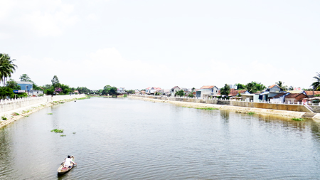 Dự án kè sông Dinh đã góp phần thay đổi bộ mặt thị xã Ninh Hòa