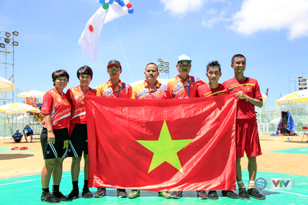 Đội tuyển đá cầu Việt Nam giành trọn 7 huy chương vàng tại ABG 5-2016