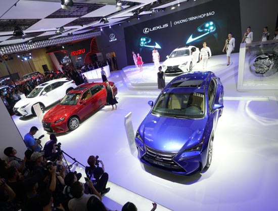  Các mẫu xe mới được trưng bày tại triển lãm Vietnam Motor Show 2016.