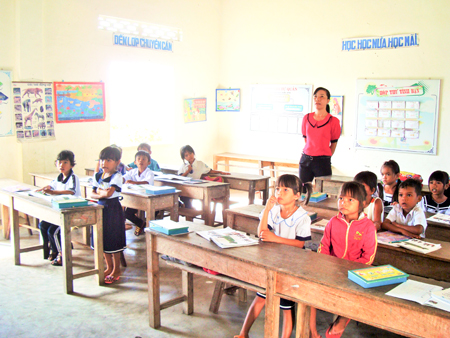 Học sinh dân tộc thiểu số thị xã Ninh Hòa