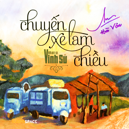 Bìa album nhạc Bolero “Chuyến xe lam chiều” của ca sĩ Hà Vân