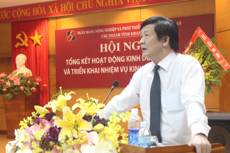Ông Trần Sơn Hải phát biểu tại hội nghị.