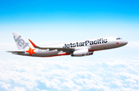 Máy bay Airbus A320 thế hệ mới Sharklet của Jetstar Pacific