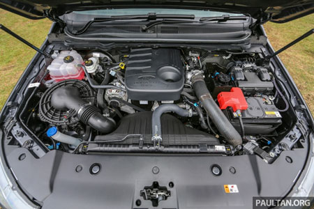 Ford Ranger FX4 được trang bị động cơ turbo-diesel 4 xi-lanh 2.2 lít, công suất 158 mã lực và mô-men xoắn cực đại 359 Nm.