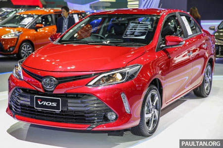 Toyota Vios 2017 nổi bật với phần đầu xe được thiết kế lại hoàn toàn mới.