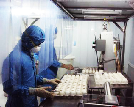 Một quy trình trong sản xuất vắc xin cúm A/H5N1 tại IVAC