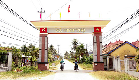 Hệ thống giao thông xã Ninh Thọ được đầu tư nâng cấp