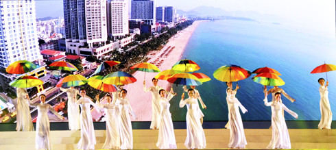 Tiết mục ca ngợi nét đẹp biển đảo trong Festival Biển Nha Trang - Khánh Hòa