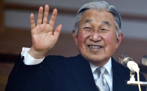 Nhật hoàng Akihito. Ảnh: Telegraoph.