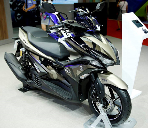   Yamaha NVX 155 bản đặc biệt vừa được trưng bài tại triển lãm xe máy Việt Nam hồi đầu tháng 5/2017