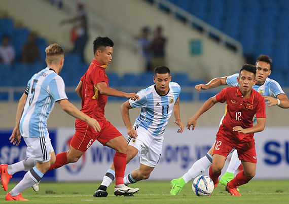 U22 Việt Nam vừa có trận đấu bổ ích với U20 Argentina.