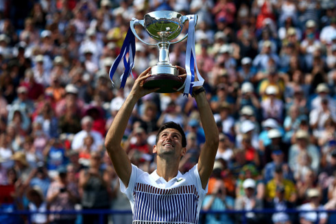 Djokovic đã có chức vô địch thứ hai trong năm 2017. (Ảnh: Getty).  
