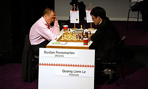 Quang Liêm và Ponomariov từng nhiều lần chạm trán nhau.