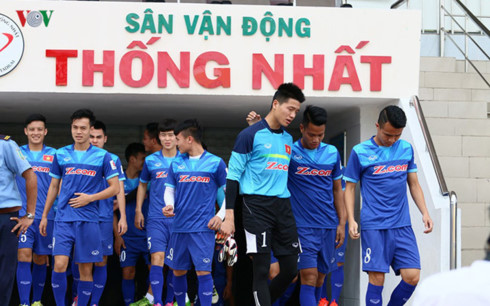 U22 Việt Nam sẽ tranh tài trên sân Thống Nhất ở Vòng loại U23 châu Á 2018. (Ảnh: Bích Thùy)