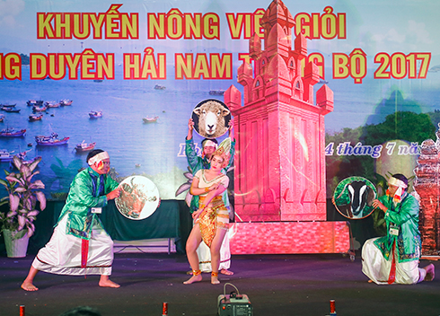 Phần thi của đội Ninh Thuận