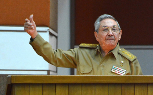 Chủ tịch Raul Castro tại Quốc hội Cuba ở thủ đô Havana hôm 14/7. Ảnh: AFP.
