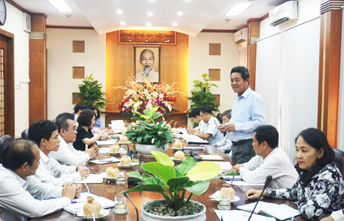 Đồng chí Lê Thanh Quang phát biểu chỉ đạo