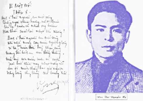 Nhà thơ Nguyễn Mỹ và thủ bút của ông