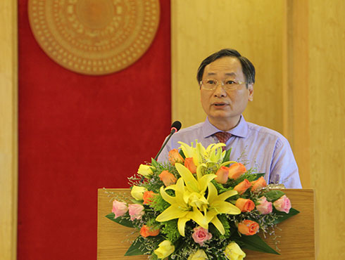 Ông Nguyễn Đắc Tài phát biểu tại hội nghị