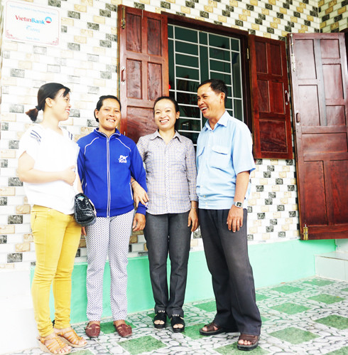 Căn nhà mới của gia đình chị Nguyễn Thị Ngọc Huệ