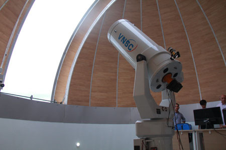Kinh thiên văn của Đài thiên văn Nha Trang do Công ty Marcon của Italy chế tạo. Ảnh: VGP/Thu Cúc