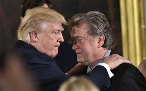 Lòng trung thành của ông Bannon với Tổng thống Donald Trump vẫn khá nhập nhằng. (Ảnh minh họa: AFP)