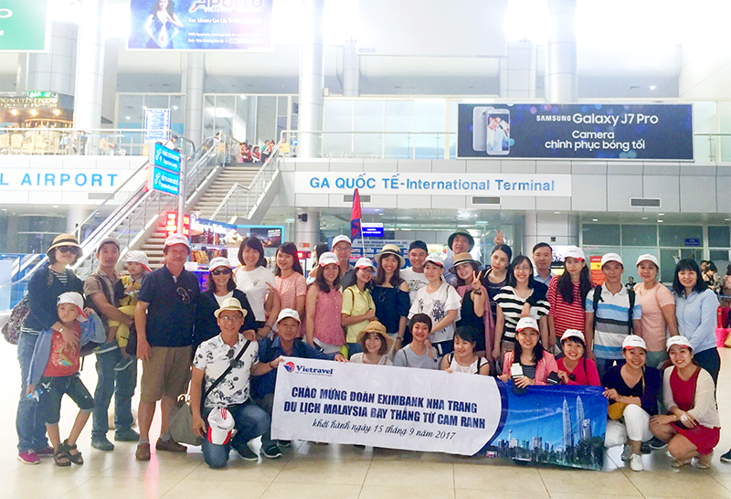 Vietravel's first tourists travel to Malaysia directly from Cam Ranh International Airport