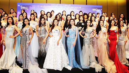 Semi-finalists of Miss Universe Vietnam 2017