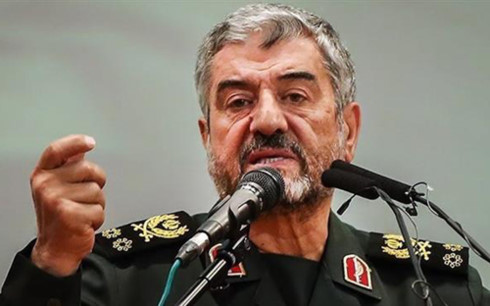 Tư lệnh Lực lượng Vệ binh Cách mạng Hồi giáo Iran Ali Jafari. (Ảnh: Tasnim)