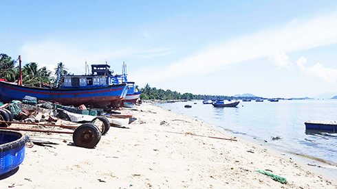 Khu vực dự kiến xây dựng cảng cá Phú Hội
